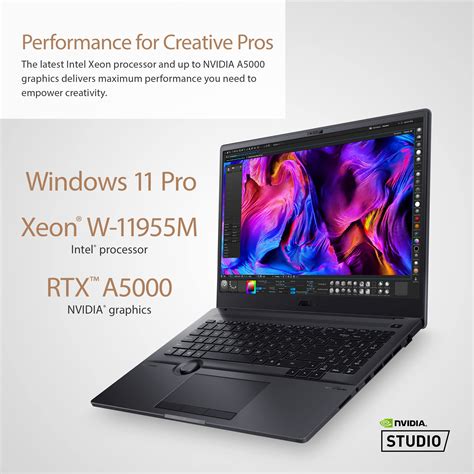 Buy ASUS ProArt StudioBook Pro 16 OLED Laptop, 16” 3840x2400 OLED ...