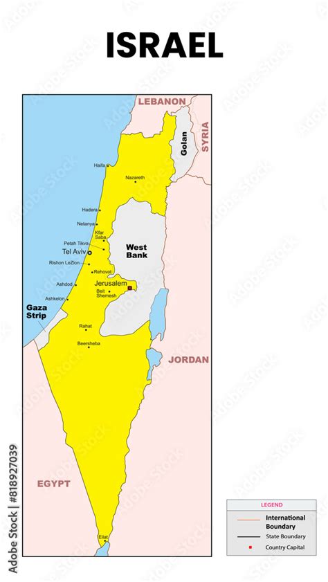 Israel Map 的图像结果