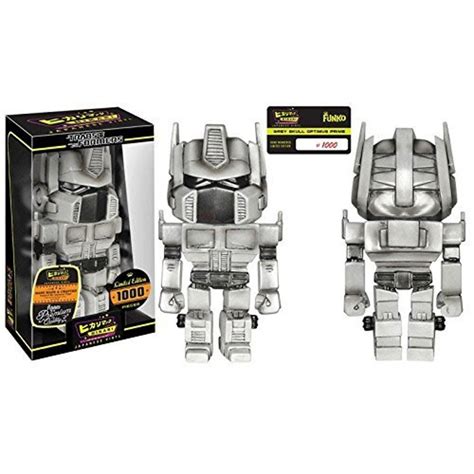 Optimus Prime Transformers Hikari Sofubi Vinyl Grey Skull Figure ...