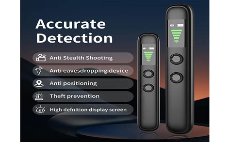 Buy Hidden Camera Detector, Portable Anti-Eavesdropping Device, RF ...