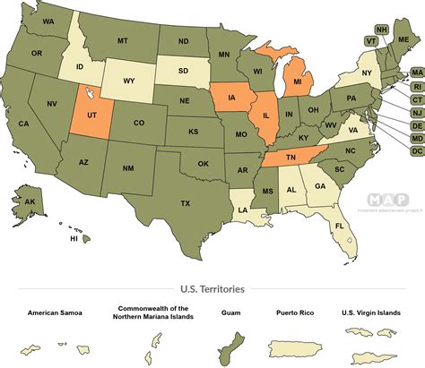 Movement Advancement Project | De Facto Parenting Statutes