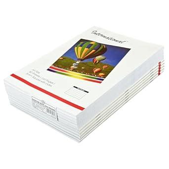FIS® Exercise Book International, A4 Size(210x297mm), 80 Sheets, 160 ...