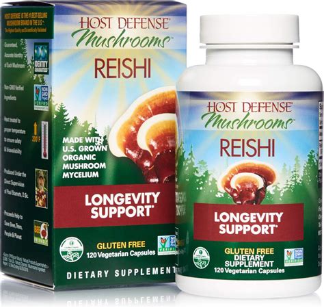 Buy Host Defense, Reishi Capsules, Supports General Wellness and ...