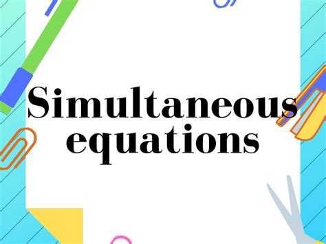 Image result for Math Is Fun Simultaneous Equations