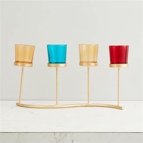 Buy Venus 4-Piece T-Light Holder with Stand from Home Centre at just ...