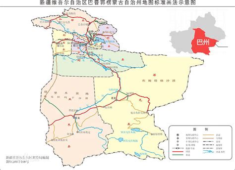 巴音郭楞蒙古自治州高清卫星地图