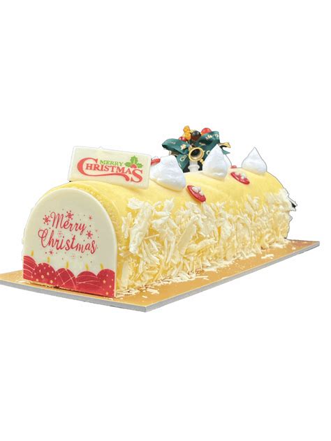 Lemon Yuzu Log Cake - Food Evolution