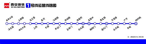 西安地铁1号线线路图_运营时间票价站点_查询下载|地铁图