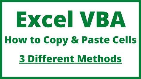 Image result for VBA Copy/Paste without Formula