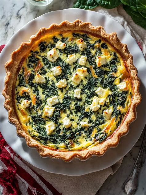 Savory Spinach Feta Quiche: Your New Brunch Favorite - Quickest Recipes