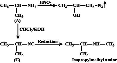57. An organic compound (C,H,N) (A), when tre with nitrous acid, gave ...