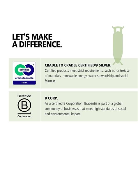 Brabantia Ironing Board C, 124 x 45cm, Solid Steam Iron Rest - Fresh Breeze