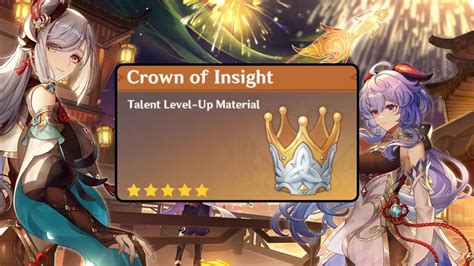 Genshin Impact Crown Of Insight Guide: 10 Best Talents To Max