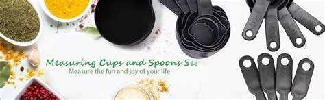 BigPlayer 10-Piece Multicolor Plastic Measuring Spoon & Cup Set ...