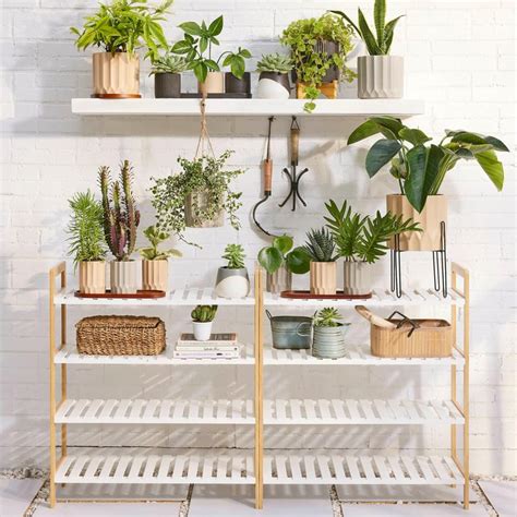Buy Omnia Bamboo 4-Tier Storage Rack from Home Centre at just INR 3199.0