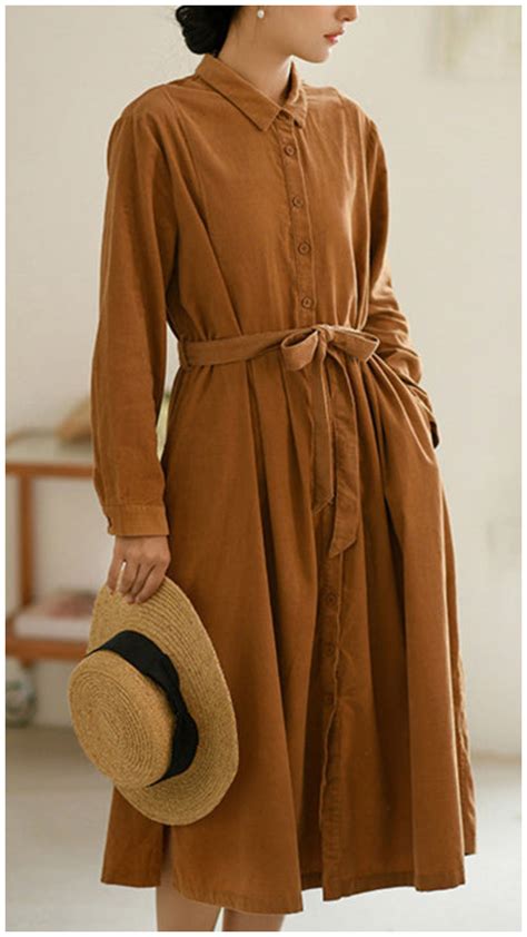 Celebrate in style this season | Corduroy shirt dress, Shirt dress fall ...