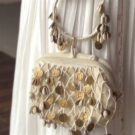 SAMPLE Cowrie Clutch Bag