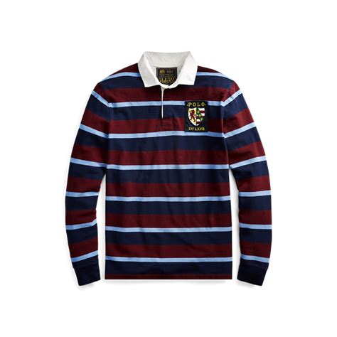 Classic Fit Cotton Mesh Rugby for Men | Ralph Lauren® IN