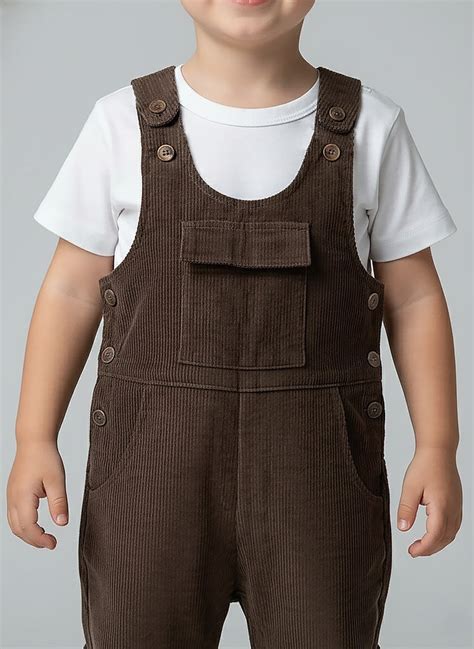 Infant Brown Overalls Brown Dungarees – Spunkies