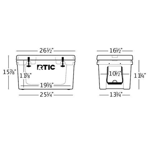 RTIC Outdoors Ultra-Tough Grey 45-Quart Insulated Personal Cooler at ...