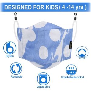Cenwell Kids 3D Mask Reusable, Washable, Breathable & Comfortable ...