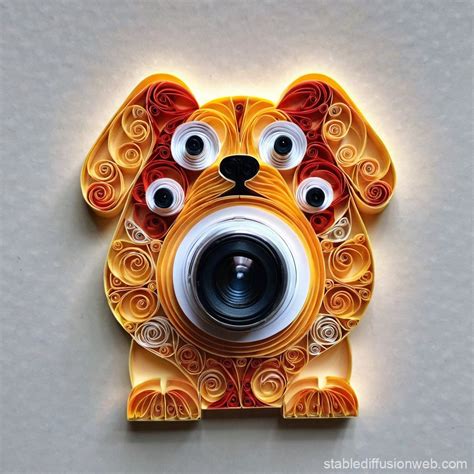 Dog with Camera Moment | Stable Diffusion Online