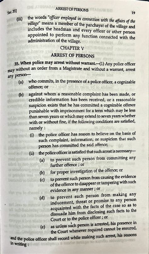 Arrest - Jajak - sec• 3. (iii) ARRESTOFPERsoNS d ",Rt 19 the wor s oJJ ...