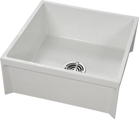 Stainless Steel Floor Mop Sink | 24" x 24" x 13" Sink | 304 Stainless ...