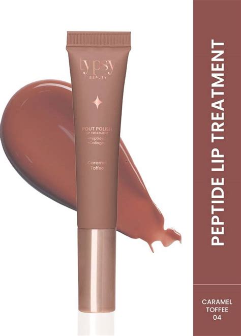 Typsy Beauty Pout Polish Peptide Lip Treatment Balm|Caramel Toffee ...
