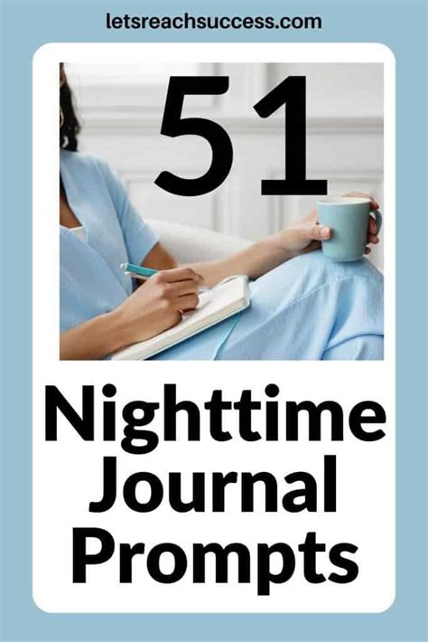 Image result for Night Time Journal Prompts