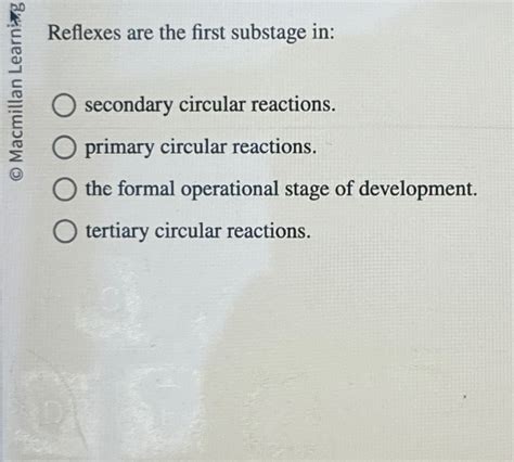 Primary Circular Reaction