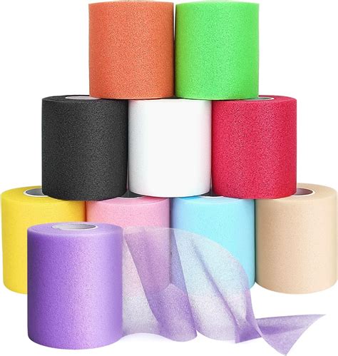 Amazon.com: Prewrap Athletic Tape,2.75 Inches X 12 Yards 10 Roll Pre ...