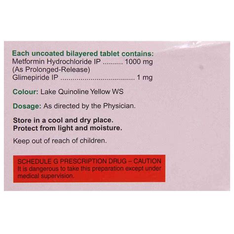 EXERMET GM FORTE 1MG TABLET Price, Uses, Side Effects, Composition ...