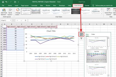 Excel Line Graph Tutorial 的图像结果