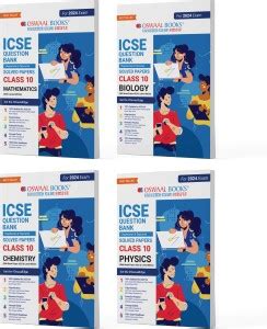 Oswaal ICSE Question Banks Class 10 Physics, Chemistry, Maths and ...