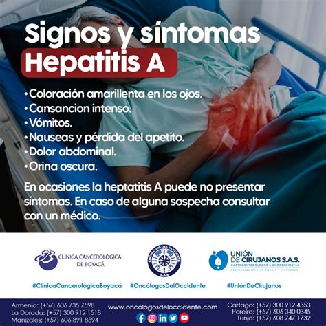 Signos y Síntomas Hepatitis A • Oncólogos del Occidente S.A.S. | Zentria | Tratamientos de ...