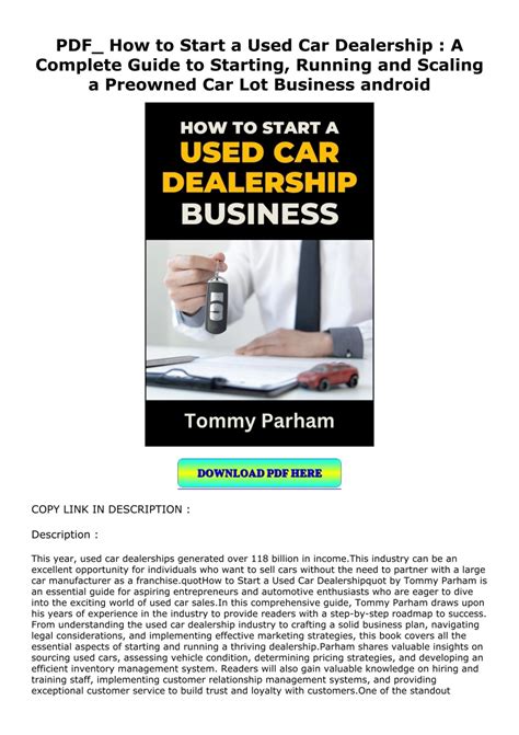 How To Start A Used Car Dealership: The Complete Guide