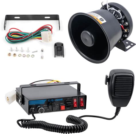 CXRCY 200W Emergency Police Siren 12V 9 Tones 120-150dB India | Ubuy