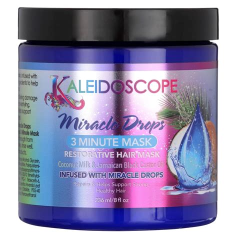 Kaleidoscope Miracle Drops 3 Minute Mask, Hair Treatment Infused to ...