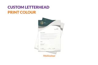 Custom Printed Letterheads | Order Online | Printo.in