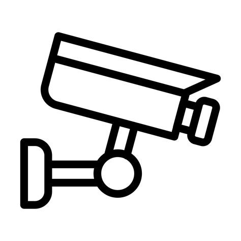 Security Camera Icon Design 10750401 Vector Art at Vecteezy
