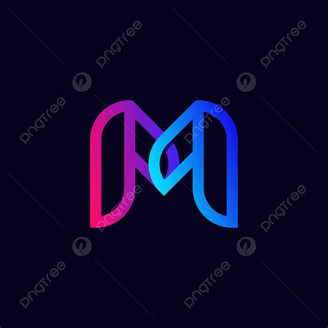 Alphabet M Clipart Transparent Background, M Letter Alphabet Modern Stylish Logo Design Template ...