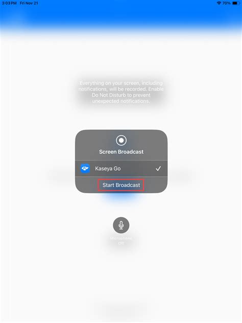 Remote View for MDM enrolled iOS devices