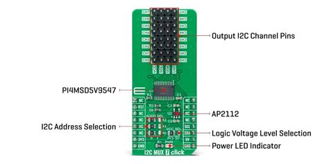 I2C MUX 7 Click - Mikroe | Mouser