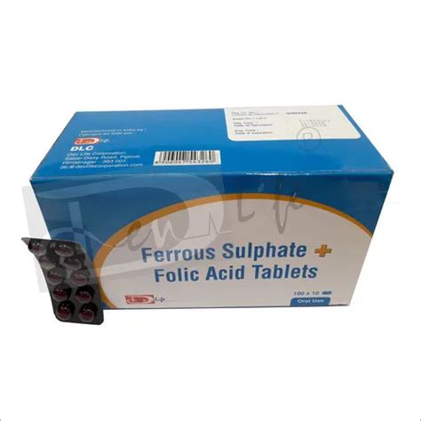 Affordable Price Ferrous Sulphate and Folic Acid Tablets Manufacturer ...