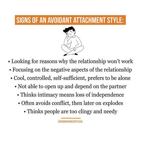 Signs of an avoidant attachment style | Attachment styles ...