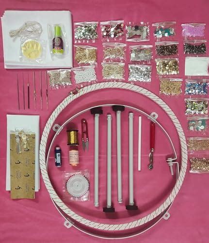 Sana Mega Mart Aari Work Beginners Kit - with 18 Inch Aari Stand, Aari ...