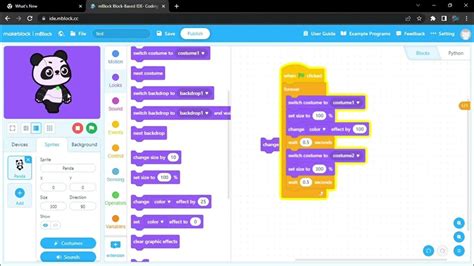 MBlock Projects 的图像结果
