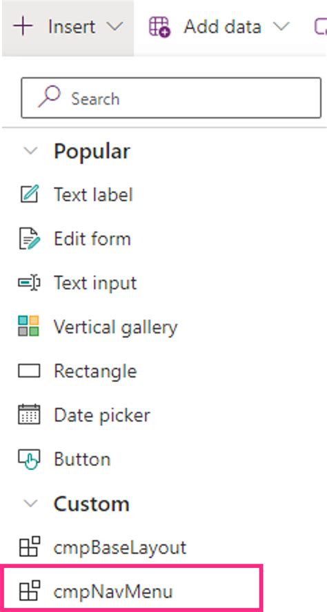 Image result for Power App Menu Examples