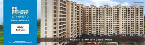 Ongoing & Upcoming Projects in Badlapur & Ambernath - Panvelkar Group